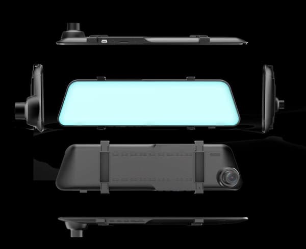Bilkamera fram och bak i spegeln Full HD med pekskärm videoCAR L300