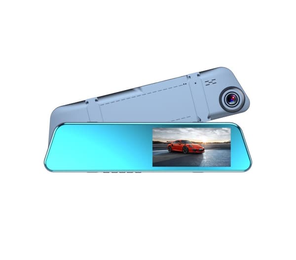 Bilkamera fram och bak i spegeln Full HD med pekskärm videoCAR L300