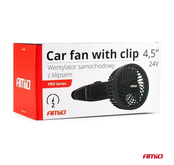Bilfläkt clip mount 4,5 24V