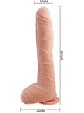 Miniatyrbild 5 av 5: Beautiful Alex: Realistisk Dildo med Sugpropp, 28 cm