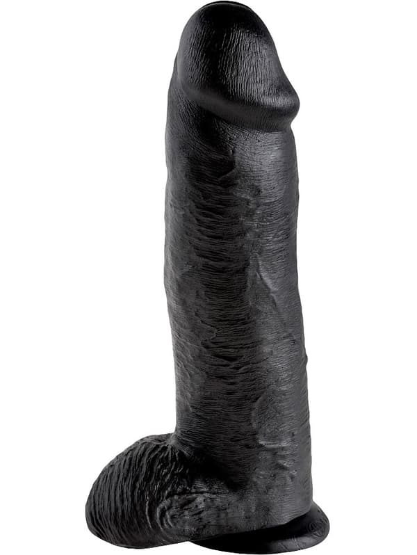King Cock: Realistic Dildo with Balls, 31 cm