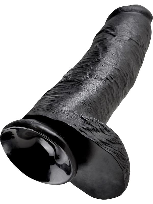 King Cock: Realistic Dildo with Balls, 31 cm