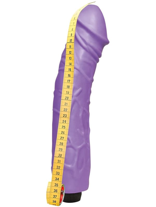 Queeny Love: Giant Lover Dildovibrator, 33 cm Lila