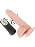 Miniatyrbild 4 av 8: You2Toys: Medical Silicone Vibrator, Vibrating and Thrusting, 21 cm