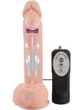 Miniatyrbild 5 av 8: You2Toys: Medical Silicone Vibrator, Vibrating and Thrusting, 21 cm