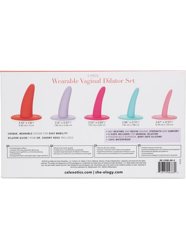 California Exotic: She-ology, 5-Piece Wearable Vaginal Dilator Set