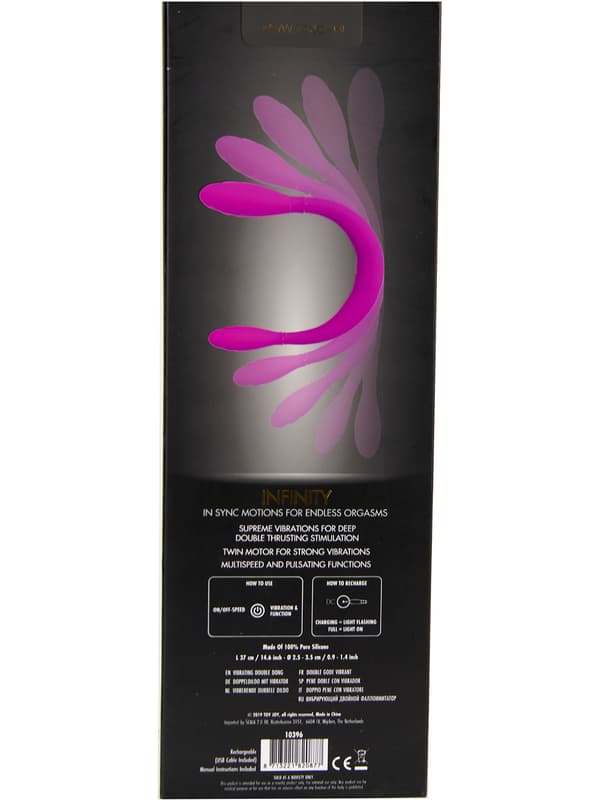 Toy Joy: Infinity, Vibrating Double Dildo, lila