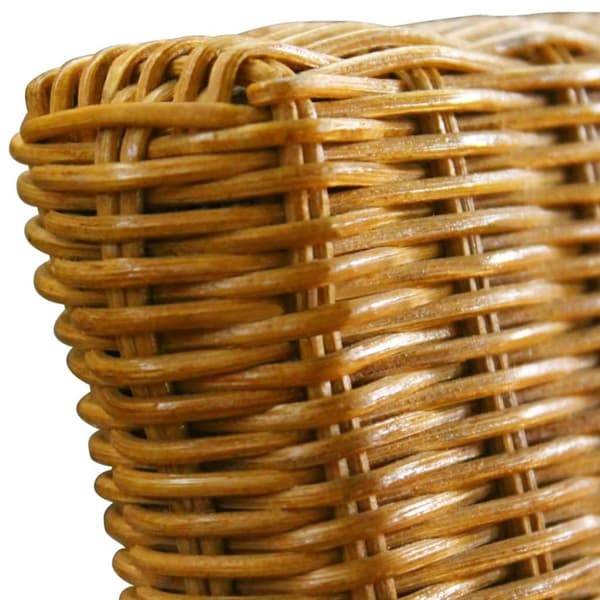 vidaXL Spisestoler 4 stk brun naturell rotting