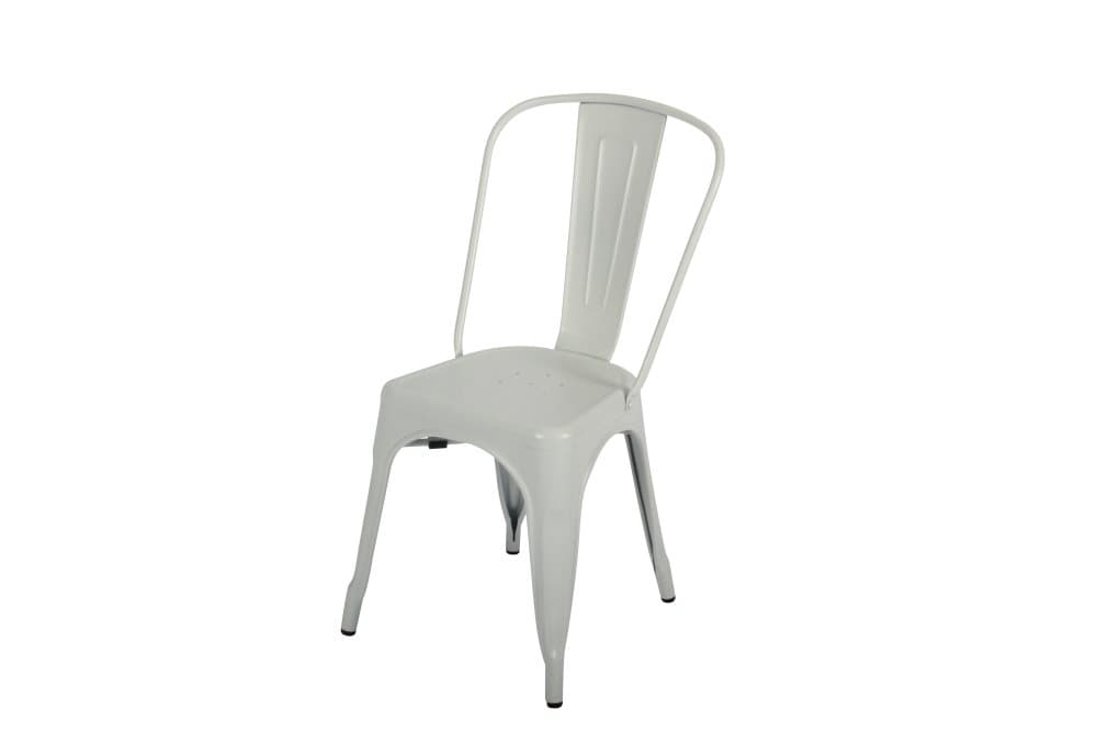 Stol plåt matt vit pris 2 pack