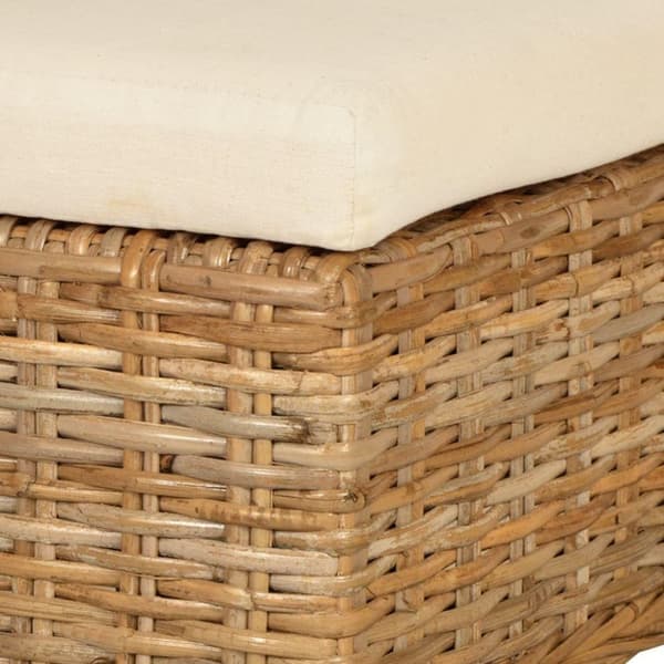 vidaXL spisebordsstole 4 stk. Kubu-rattan mangotræ