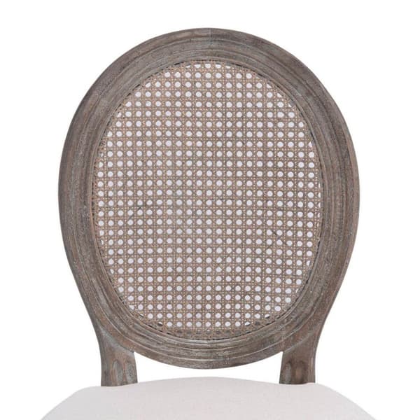 vidaXL spisebordsstole 2 stk. stof cremefarvet