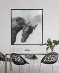 Miniatyrbild 2 av 11: Set med 4 matstolar Svart Plast Urklippt Modern