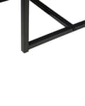 Pikkukuva 11 / 11: Tuoli tumma puu 38 x 86 x 42 MDF-levy teräsrunko 6 kpl jauhemaalattu PVC-kalvo