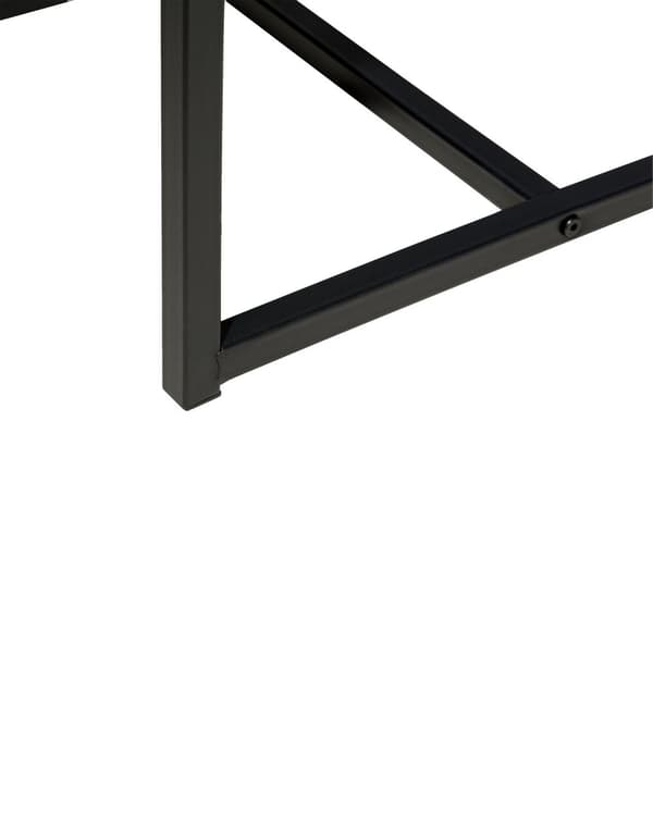 Tuoli tumma puu 38 x 86 x 42 MDF-levy teräsrunko 6 kpl jauhemaalattu PVC-kalvo