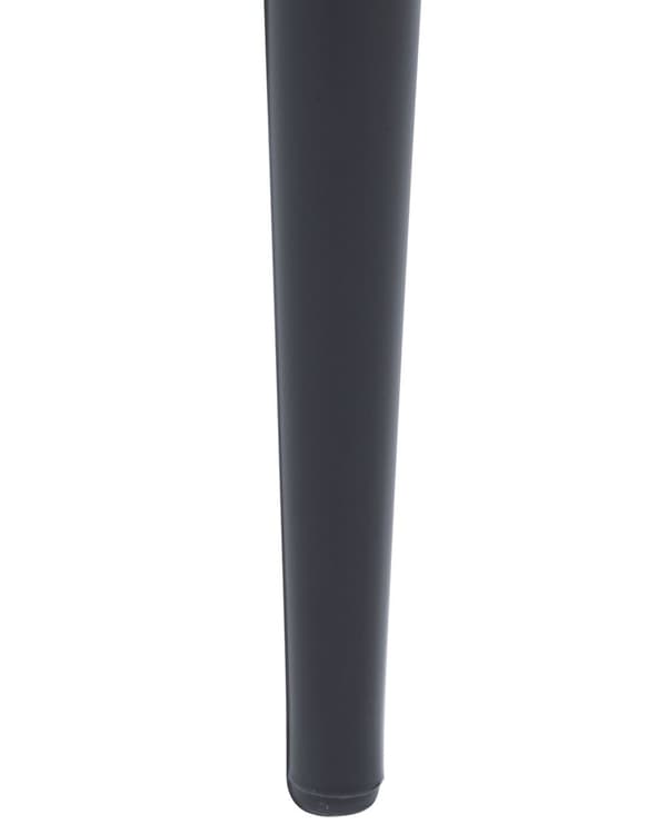 Set med 2 matstolar Guldbrun Konstläder Klädd Sits Hög Rygg