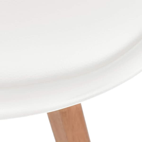 vidaXL spisebordsstole 4 stk. plastik hvid