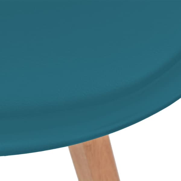 vidaXL Matstolar 2 st turkos plast