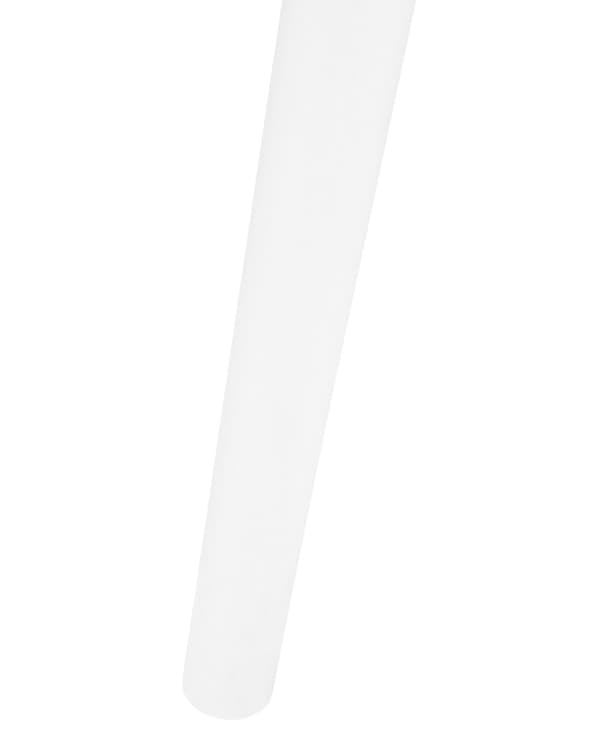Stol 2 st Vit Syntetiskt Material Lamellryggstöd Traditionell Design