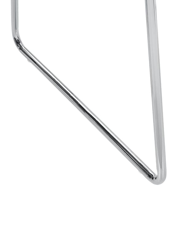 Stol 2 st Marinblå Sammet Metallben Modern