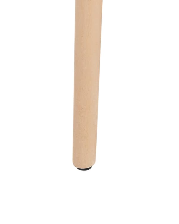 Tuoli keltainen 44 x 81 x 56 cm polyesteri puu 2 kpl käsinojat lattiasuoja retro