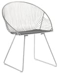 Pikkukuva 5 / 10: Tuoli hopea 65 x 77 x 54 cm teräs keinonahka 2 kpl lattiasuoja moderni teollinen