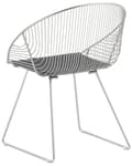 Pikkukuva 7 / 10: Tuoli hopea 65 x 77 x 54 cm teräs keinonahka 2 kpl lattiasuoja moderni teollinen