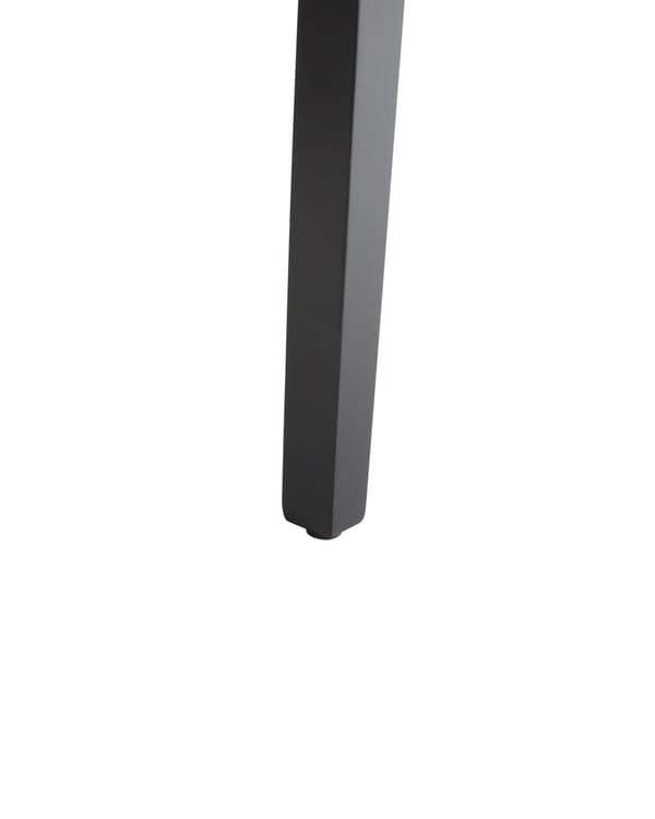 Tuoli tummanruskea 42 x 93 x 59 cm keinonahkaverhoilu mäntypuu 2 kpl lattiasuoja