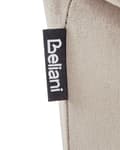 Miniatyrbillede 10 af 11: Sæt med 2 Spisestuestole Taupe Beige Velour Sæde med Armlæn Sorte Metalben