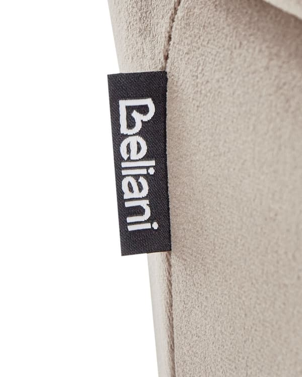 Sæt med 2 Spisestuestole Taupe Beige Velour Sæde med Armlæn Sorte Metalben