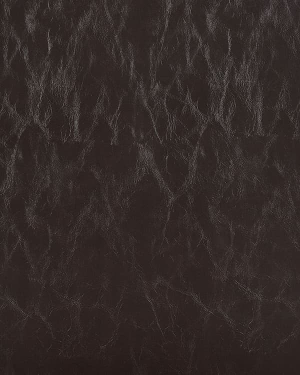 Spisebordsstole Brun Polstret Kunstlæder med Sort Træben Sæt 93x59x40cm uden Armlæn Rustik Distressed Look Køkken Indretning til Spisebord