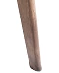 Miniatyrbillede 9 af 10: Spisebordsstole Hvid Læder og Brun Mørk Træ Sæt 48 x 77 x 59 cm Behagelig Sæde Spisestole uden Armlæn Rustikt Design U Stol Ryglæn Retro
