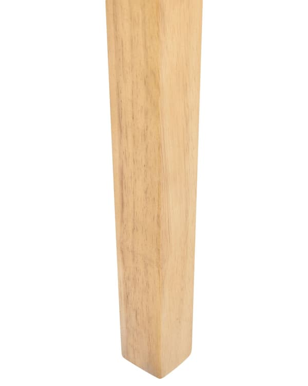 Set med 2 Middagsstolar Vit Konstläder Träben Modern