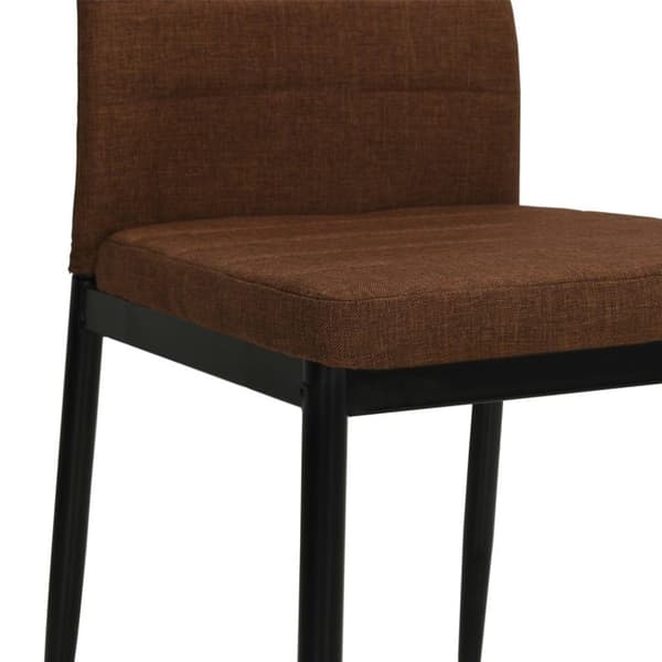 vidaXL spisebordsstole 4 stk. stof brun