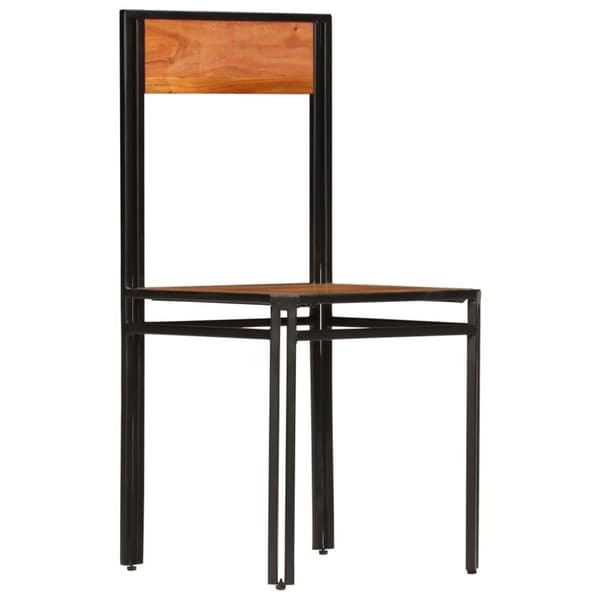 vidaXL Spisestoler 2 stk heltre akasie
