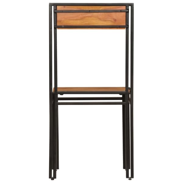 vidaXL Spisestoler 2 stk heltre akasie