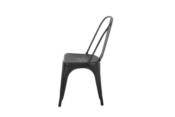 Peltituolit antiikki musta / kulta hinta 4 kpl