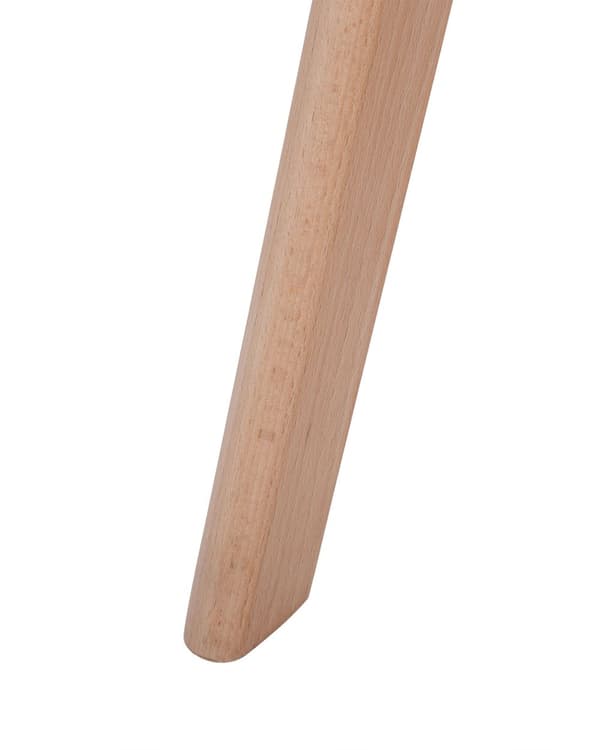 Spisebordsstole Lysegrå Polyester og Lyst Træ Sæt 86 x 45 x 49 cm Dekorativ Spisestuestole til Spisestue Køkken Indretning Skandinavisk