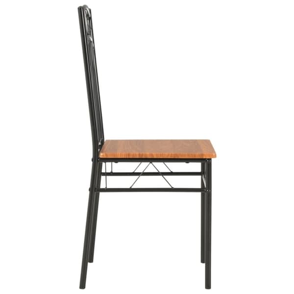vidaXL Spisestoler 6 stk brun MDF