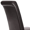 Miniatyrbillede 5 af 8: Spisebordsstol, ergonomisk - brun,Sæt med 6 stk.