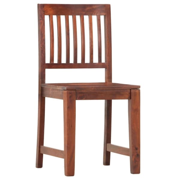vidaXL Spisestoler 2 stk heltre mango