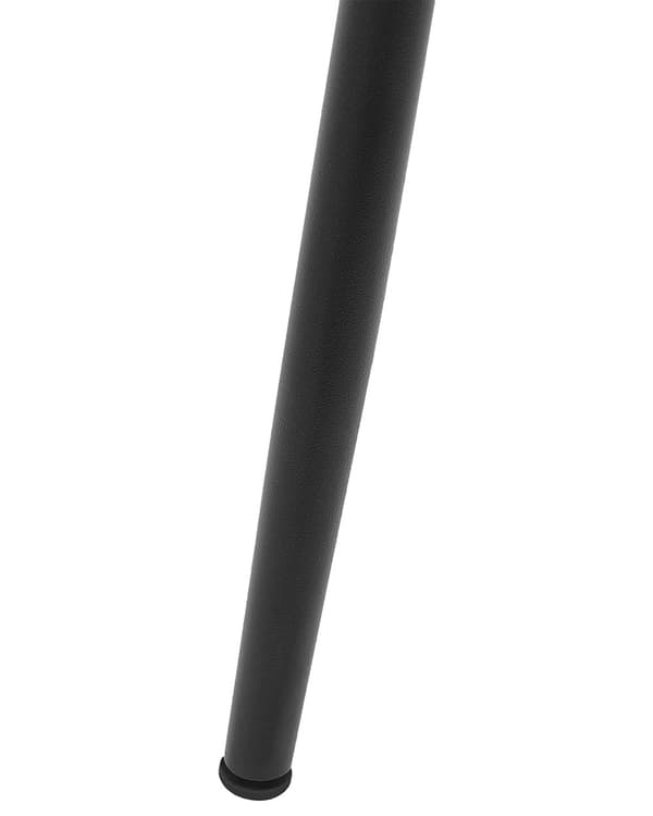 Tuoli vaaleanharmaa 46 x 86 x 52 cm muovi metalli 2 kpl koristeltu selkänoja minimalistinen moderni