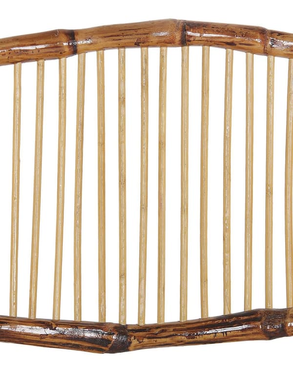 Sæt med 4 klapstole Lys rattan træ Stue Spisestuestole Boho Style