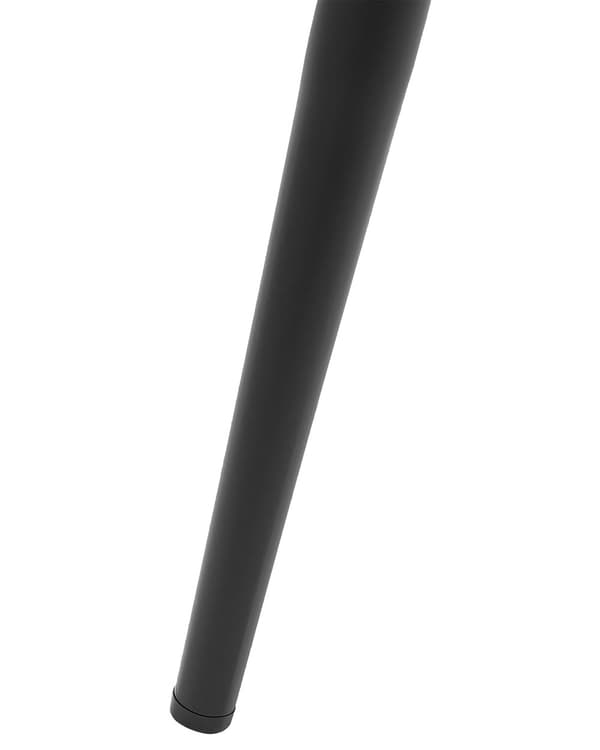 Tuoli valkoinen musta 57 x 83 x 51 cm muovi metalli 2 kpl käsinojilla minimalistinen skandinaavinen