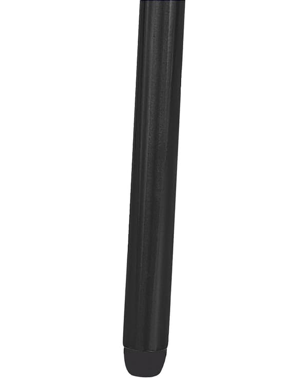 Set av 2 Matstolar Svart Metalltråd Design Konstläder Svart Sitskudde Industriell Modern