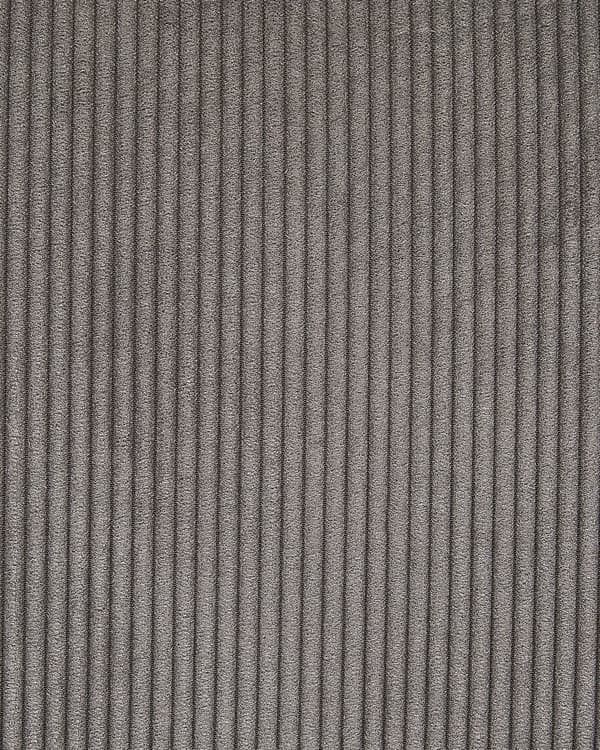 Sæt med 2 Spisestuestole Grå Velour Betrukket med Sorte Metalben i Glamourøs Stil