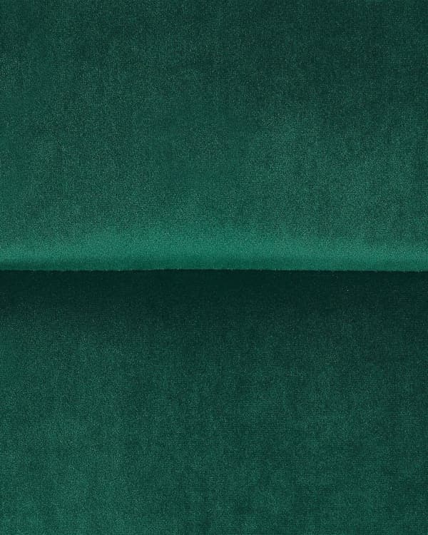 Sæt med 2 konsolstole grøn velour sølv stel til spisestuen i køkkenet moderne minimalistisk stil