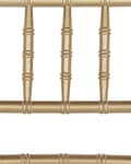 Miniatyrbillede 8 af 9: Klapstole Guld Bøgetræ Sæt 4 Stk Sammenklappelig Foldbar Spisestole uden Armlæn Moderne Glamour til Spisebord Køkken Spisestue Indretning