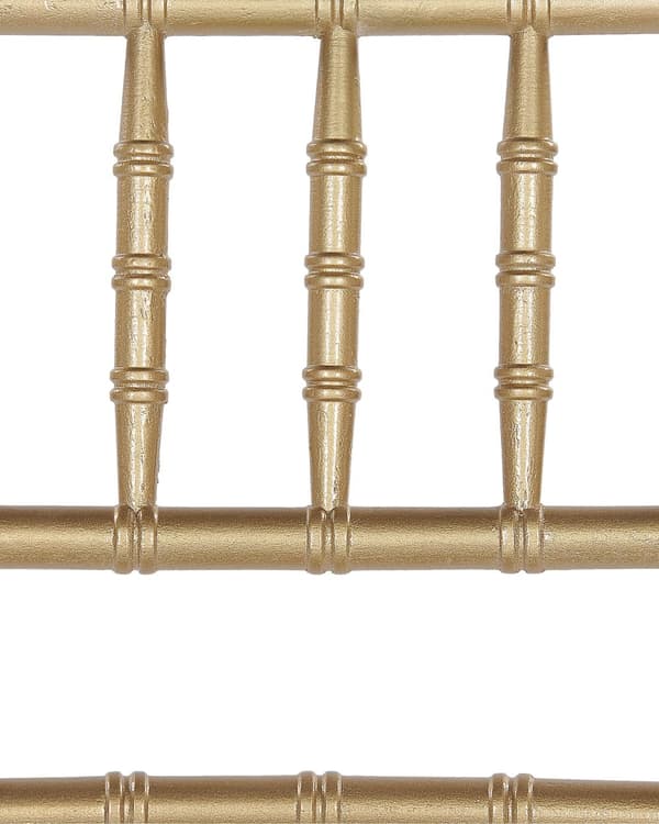 Klapstole Guld Bøgetræ Sæt 4 Stk Sammenklappelig Foldbar Spisestole uden Armlæn Moderne Glamour til Spisebord Køkken Spisestue Indretning
