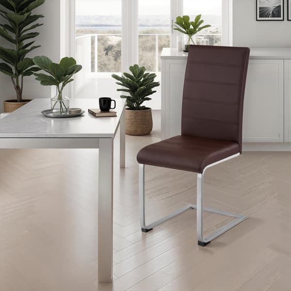 Köksstolar Bettina - brun, Uppsättning om 6