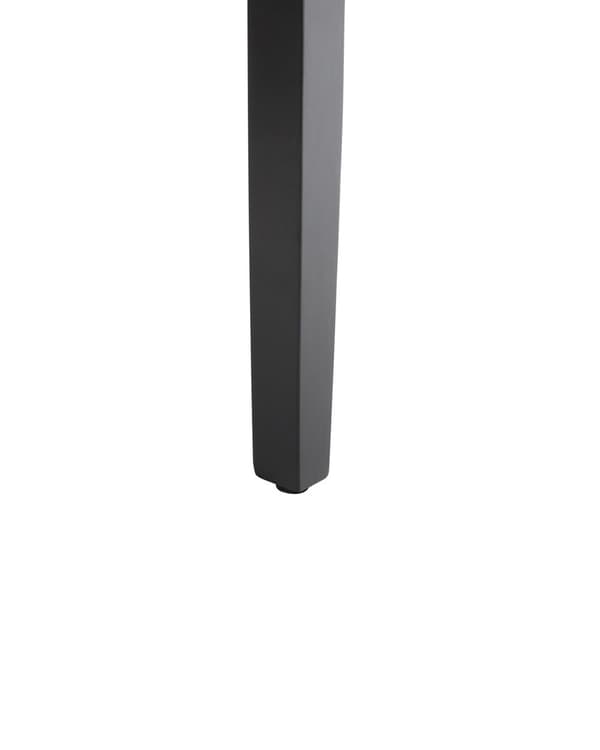 Set av 2 Matstolar Creme tyg Glam Modern Design Svarta Träben